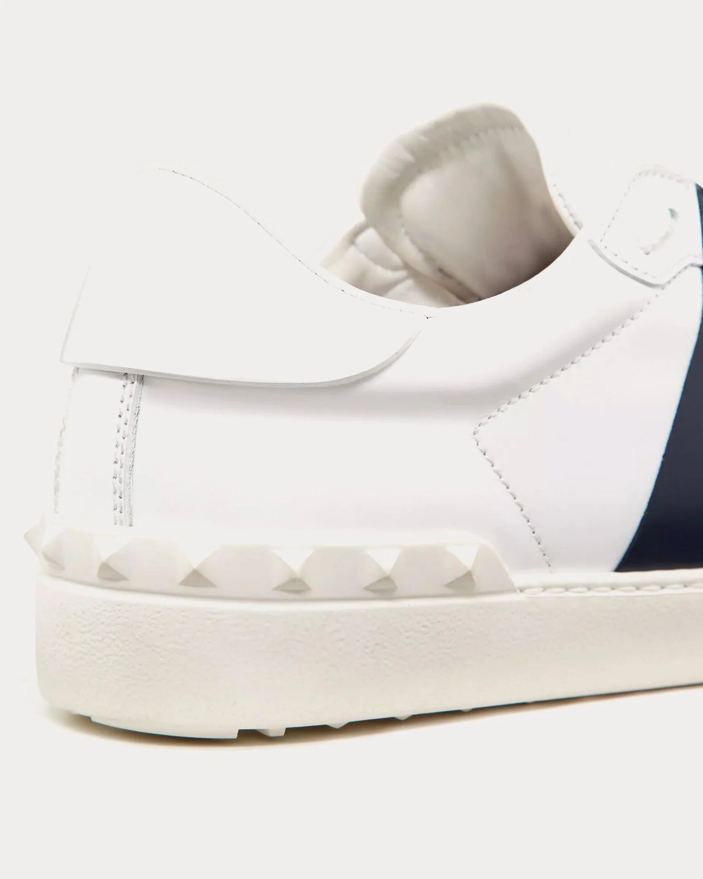 V Open Leather Sneaker