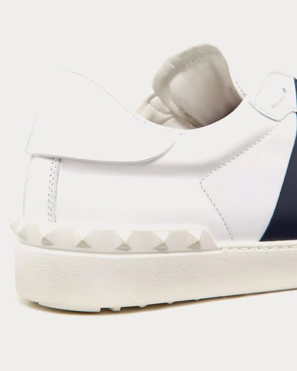 V Open Leather Sneaker