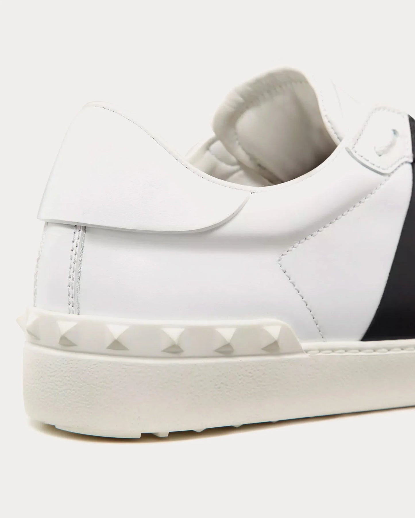 V Open Leather Sneaker