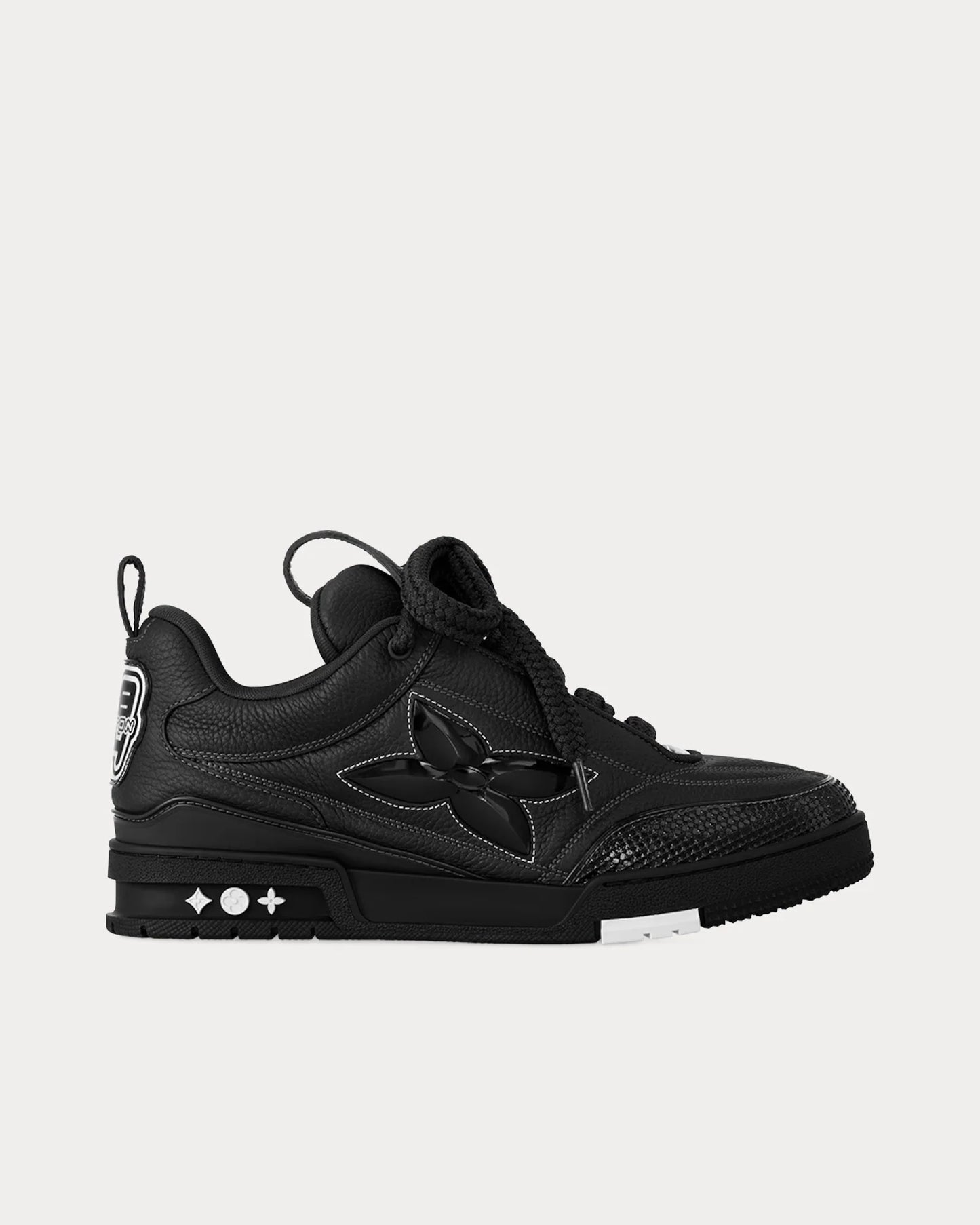 LV SKATE LEATHER BLACK SNEAKER