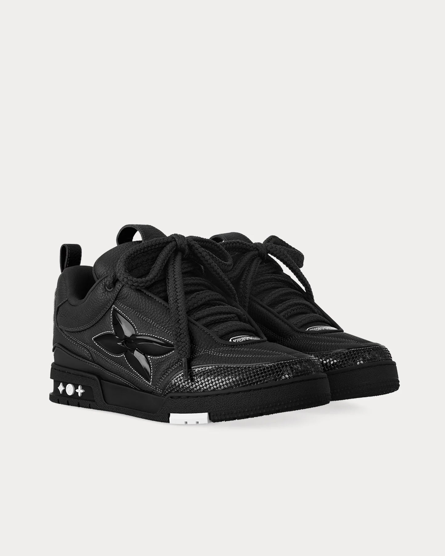 LV SKATE LEATHER BLACK SNEAKER