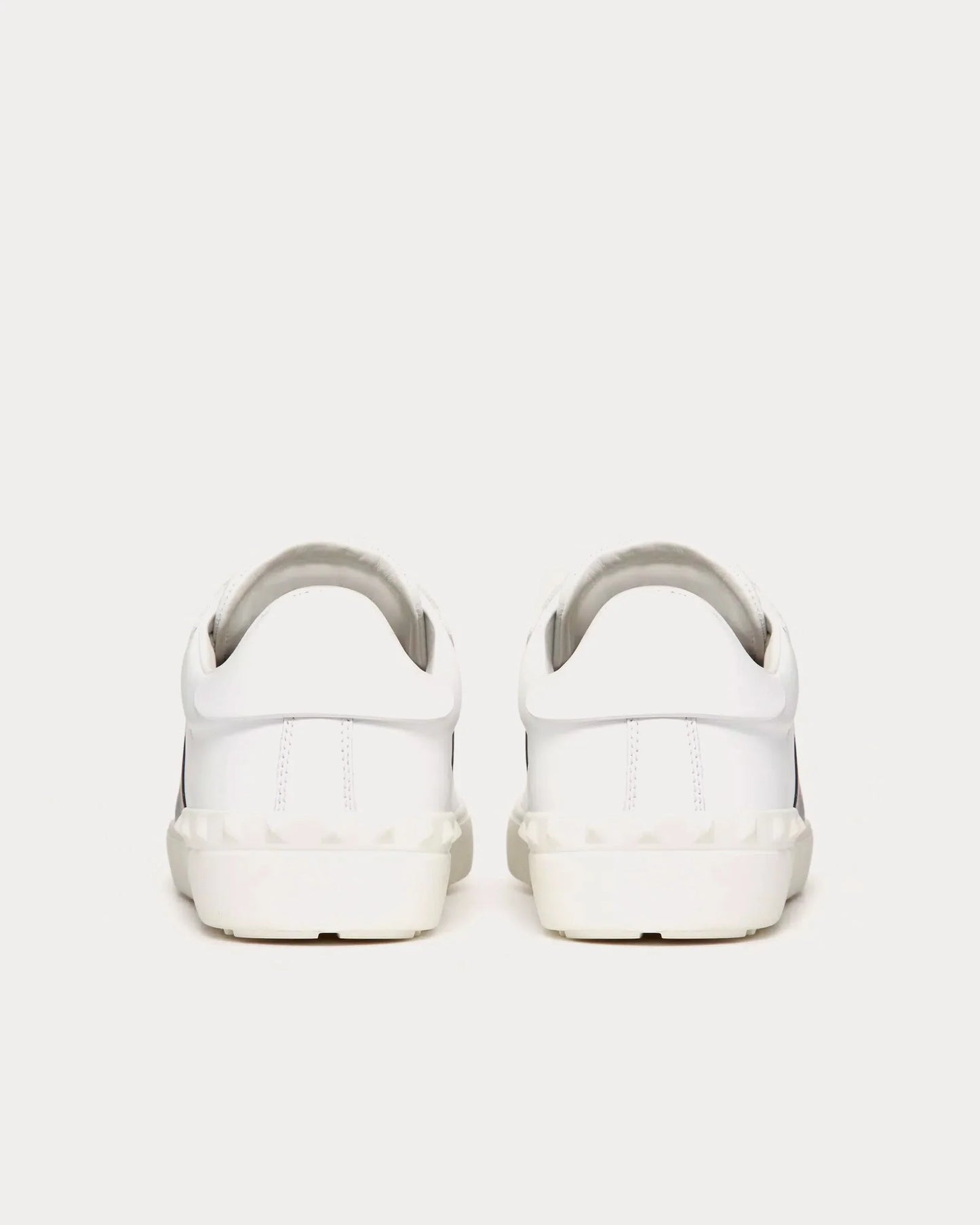V Open Leather Sneaker