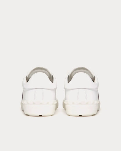 V Open Leather Sneaker